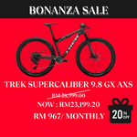 Bonanza Sale! MTB 29" TREK Supercaliber 9.8 GX AXS