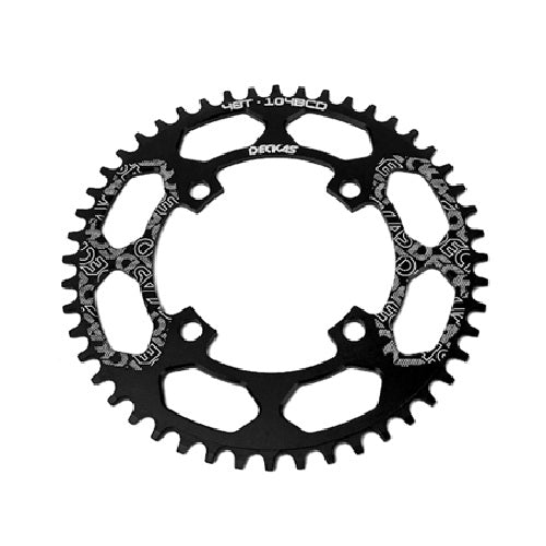 Chainring DECKAS 104BCD Round Black DCW-042