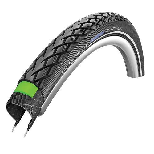Tyre 16x1.35" SCHWALBE Marathon 349-35 Green Guard Endurance Black-Reflex