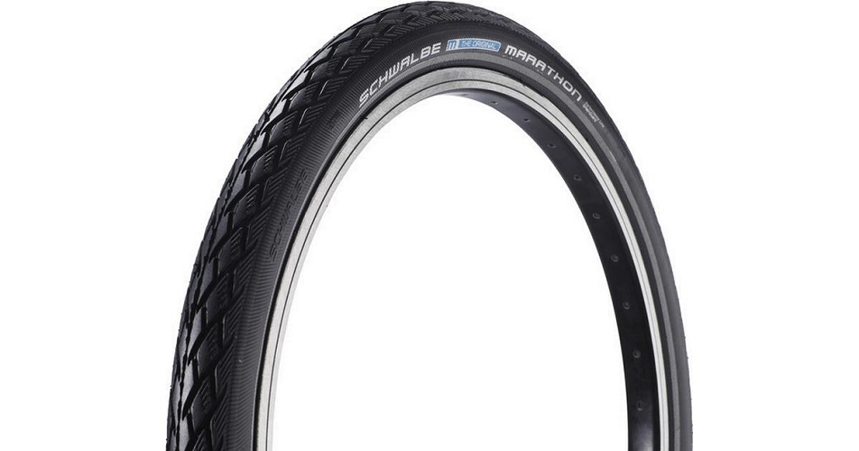 Tyre 16x1.35" SCHWALBE Marathon 349-35 Green Guard Endurance Black-Reflex