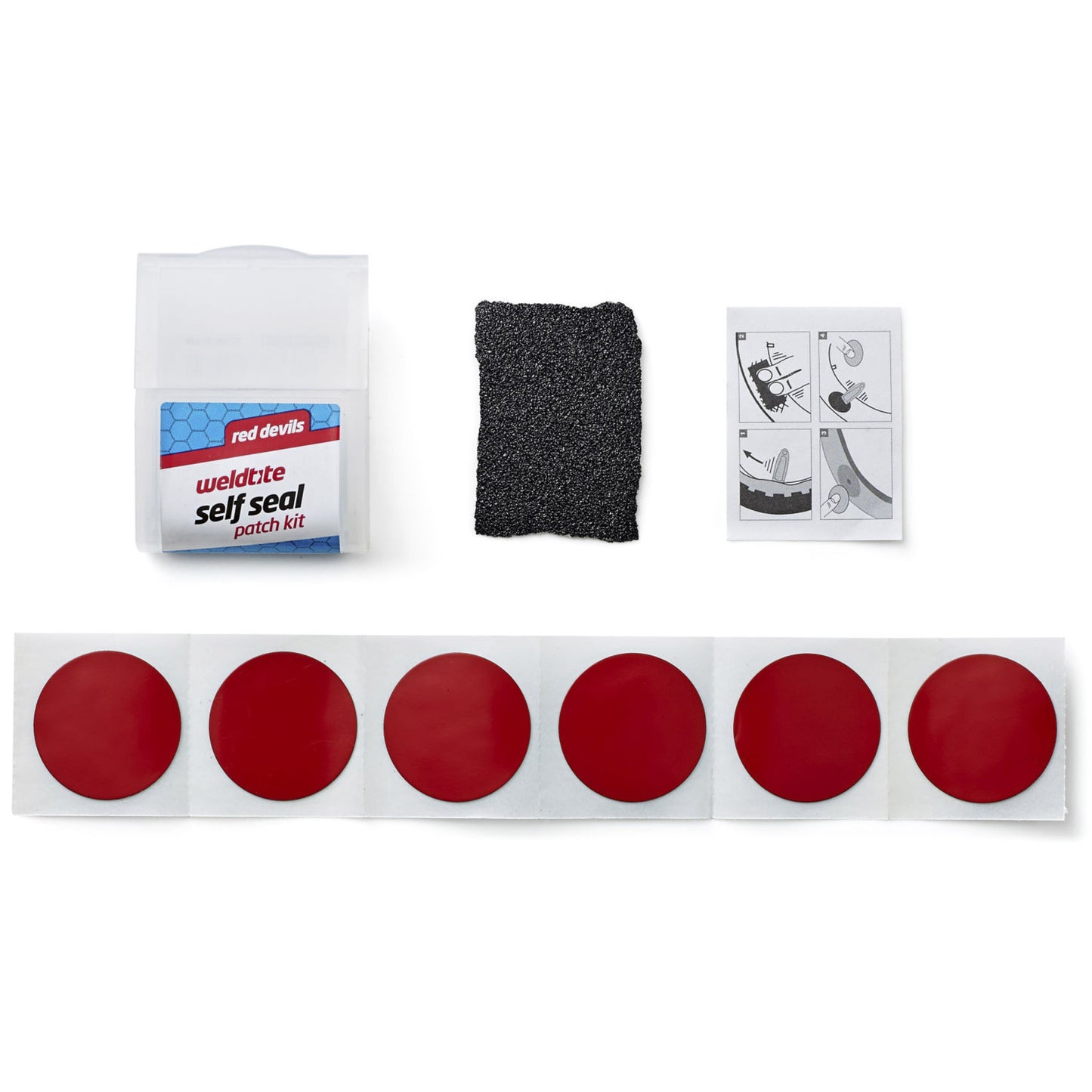 Tube Patch WELDTITE Red Devil Self Seal Kit