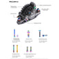 Titanium Bolt Brake Parts RISK Pair