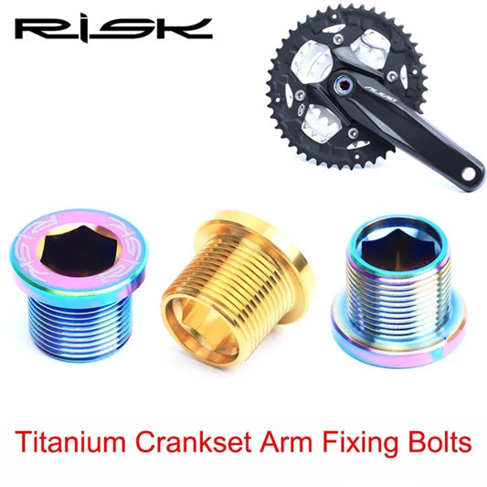 Titanium Bolt RISK M15 x 12mm Pair for Crank