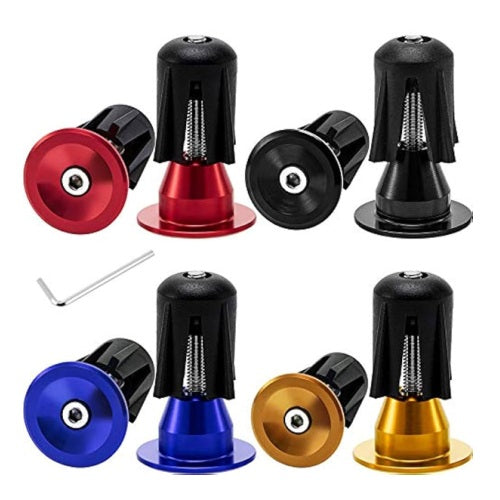 Handlebar End Caps BASIC Alloy Pair