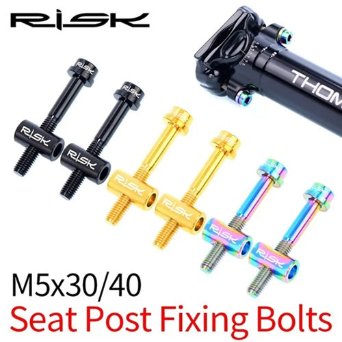 Titanium Bolt RISK M5 for Seatpost